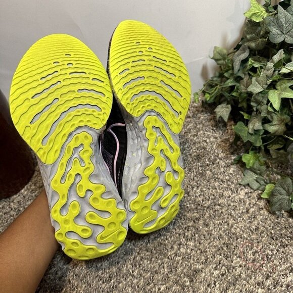 Nike Shoes React Infinity Run Flyknit 2 Purple Joker Black Running Womens Sz 8 - Picture 4 of 10